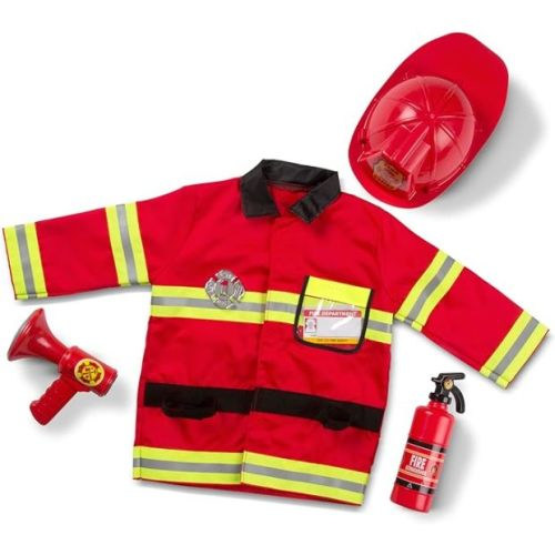Melissa & Doug Pretend Fire Fighter Outfit
