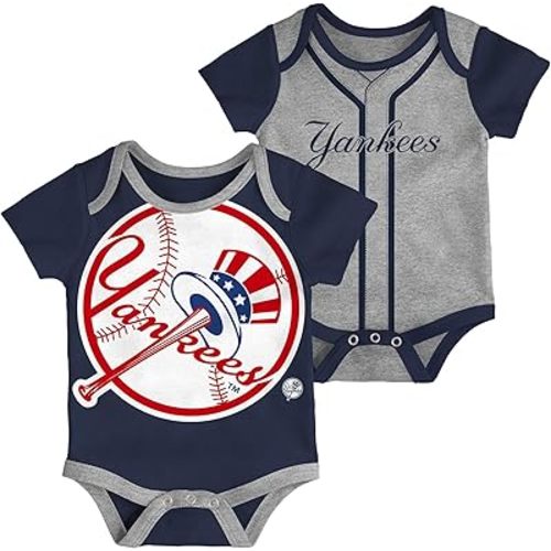 Outerstuff MLB Newborn & Infants 0-24 Months 2 Piece Team Graphic Creeper Bodysuit Romper Set