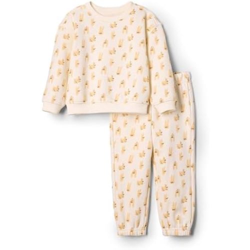Amazon Essentials x Sofia Grainge Unisex Toddlers and Babies' Sweatshirt & Sweatpant Set