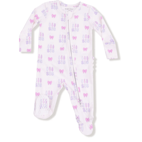 Little Sis 2 Way Zipper Ruffle Back Footie – Little Beach Babes Boutique