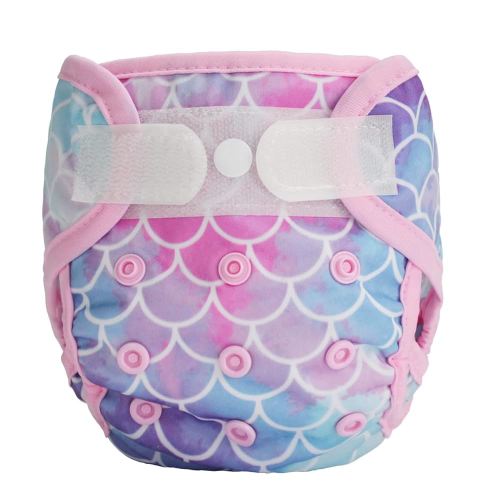 Newborn Baby Cloth Diaper Cover Nappy Hook and Loop (Gradient Scales)