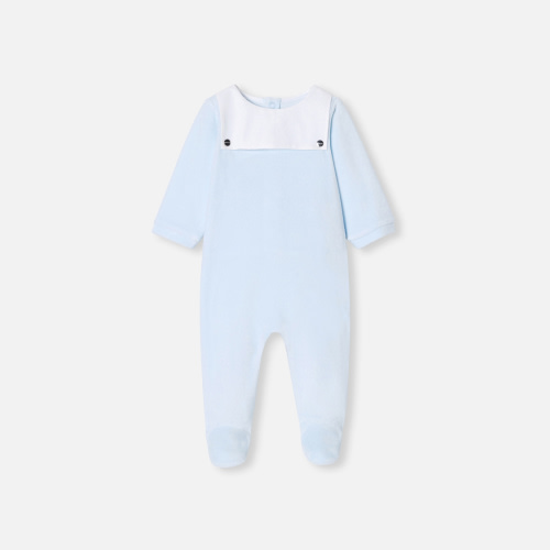 Jacadi Baby boy velvet pajamas