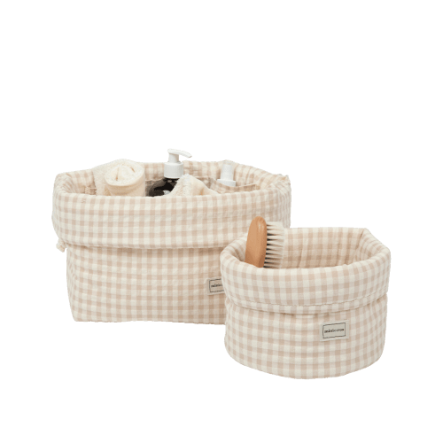 Pack Organizador Cambiador Vichy Rose