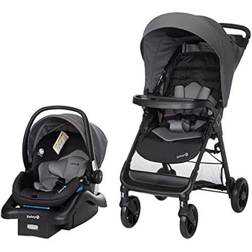 Safety 1st Smooth Ride Travel System Stroller and Car Seat OnBoard™ FLX - Efficient Infant Car Seat Stroller and Infant Car Seat and Stroller Combo, Monument