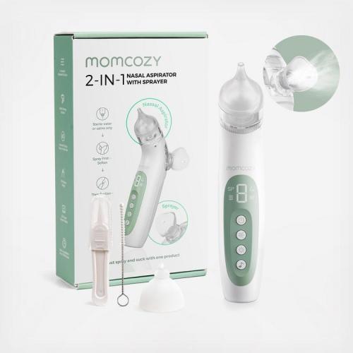 Momcozy, 2-in-1 Baby Nasal Aspirator & Spray | Zola Baby