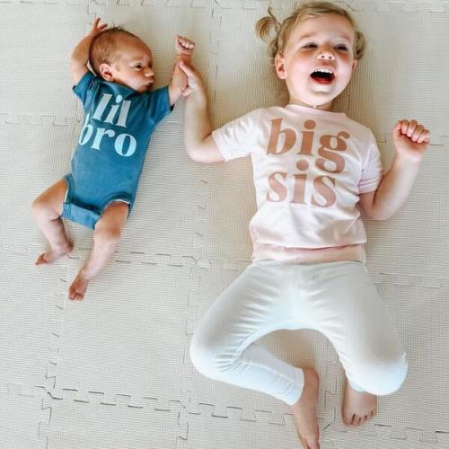 Lil Bro S/S Bodysuit, Indigo - Sweet Wink | Maisonette