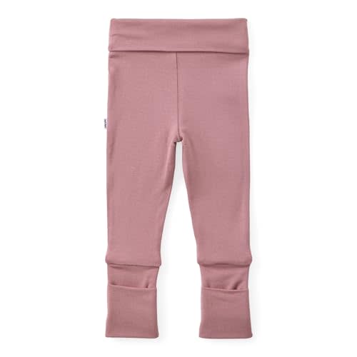 Little Sleepies Newborn Leggings for Girls & Boys, Soft Viscose from Bamboo Leggings w/Fold Over Leg Cuffs, Baby Pants