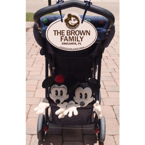 Disney Stroller Nametag Sign 10 Cast Member Name Tag Stroller Sign - Etsy