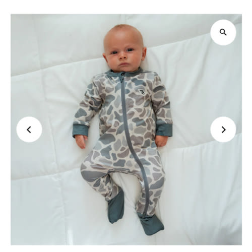 Baby Zip Up - Classic Deer Camo – BURLEBO