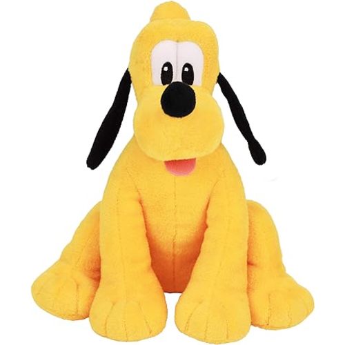Disney Junior Mickey Mouse Bean Plush Pluto, Stuffed Animals, Dog, Kids Toys for Ages 2 Up by Just Play