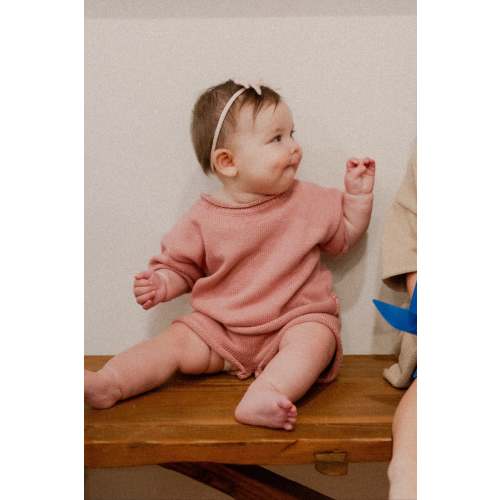Saylor Knit Set in Pink