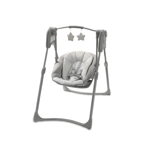 Graco Slim Spaces Compact Baby Swing, Reign