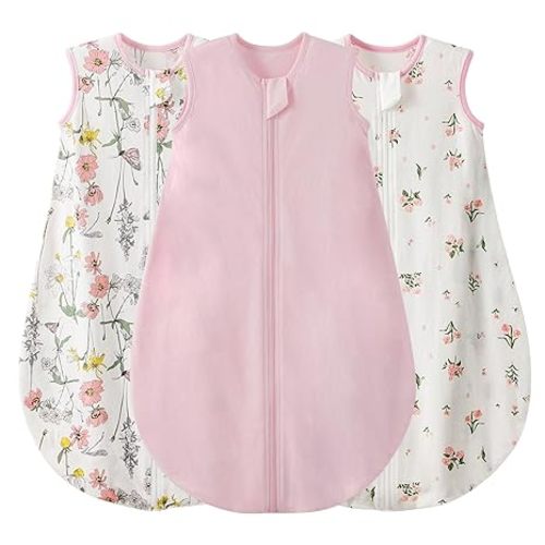 3 Pack Baby Sleep Sack 100% Organic Cotton - SMALL 0-6m