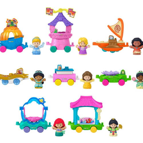 Fisher-Price Little People Disney Princess Parade Figure & Vehicle Set