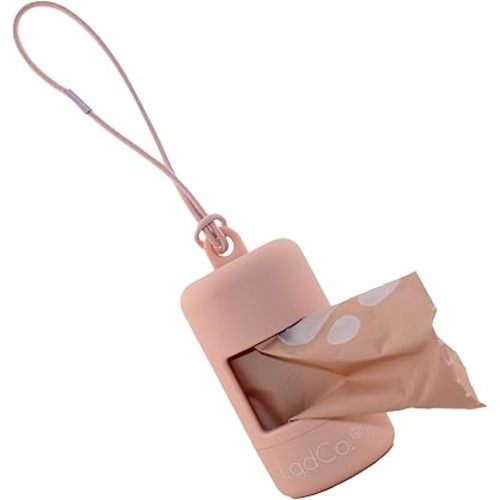 Dog Poop Bag Dispenser – Stylish, Durable & Compatible with All Bags – Convenient Design with 15 Bio-Based Poop Bags (1 Roll)