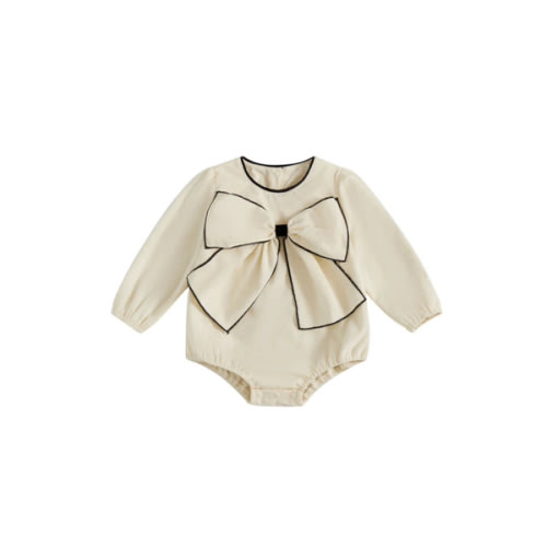 COCO Big Bow Romper - Hazel & Bo