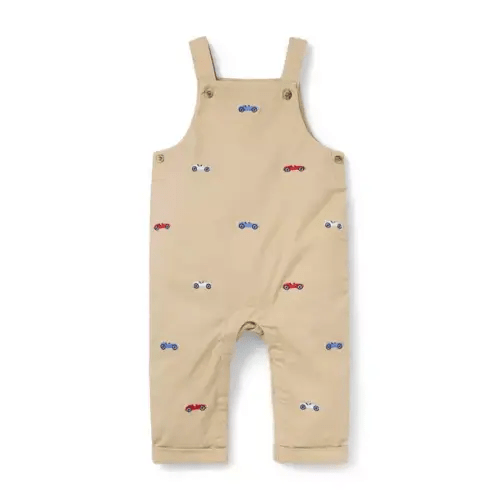 Baby Classic Khaki Racecar Baby Race Car Overall by Janie and Jack