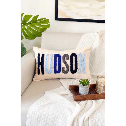 Personalized Name Pillow Cover, Crib Decor, First Christmas Gift, Dorm Room Décor, Graduation Gift, Slumber Party Gift