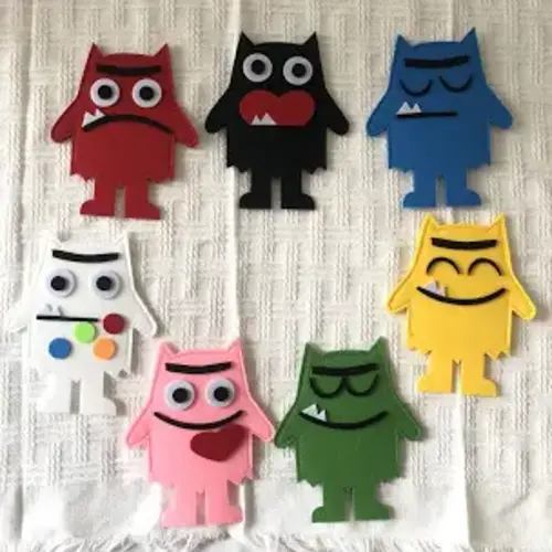 book and felt color monster - Google Search