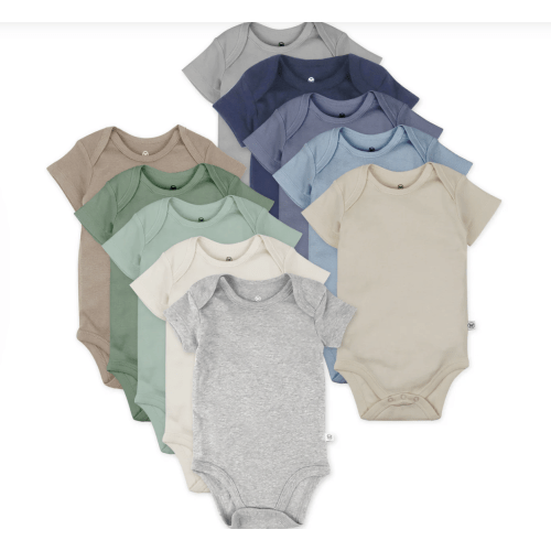 10-Pack Organic Cotton Short Sleeve Bodysuits | Honest Baby Clothing