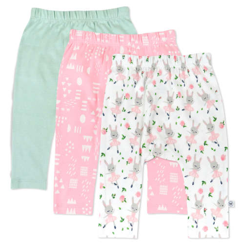 3-Pack Organic Cotton Harem Pants | Honest Baby Clothing