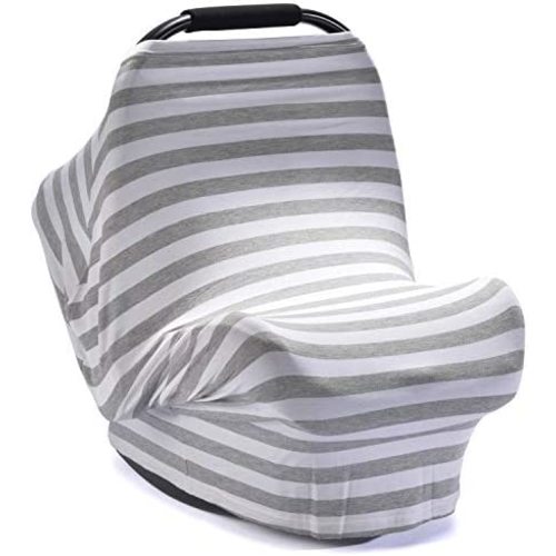 PPOGOO Nursing Cover for Breastfeeding Super Soft Multi Use for Baby Car Seat Covers Canopy Shopping Cart Cover Scarf Light Blanket Stroller Cover