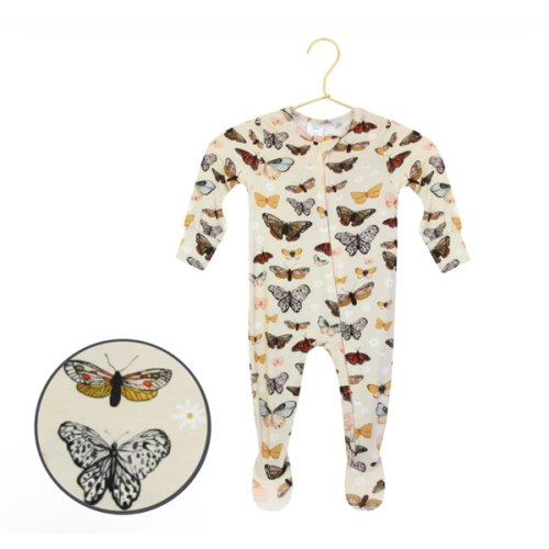 Amelia Zipper Footies – Lou Lou & Company