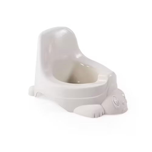 Dolu Nuve Portable Potty for Toddlers 18+ Months with Bunny-Themed Design, Beige