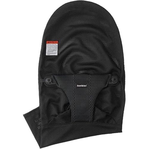BabyBjörn Extra Fabric seat for Bouncer, Mesh, Black