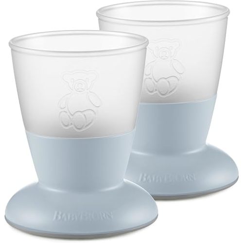 BabyBjörn Baby Cup, 2-pack, Powder blue