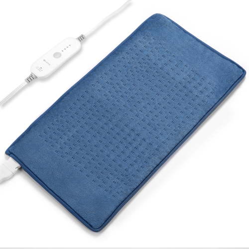 MARNUR Large Heating Pad 12''x24'', 4 Settings, Auto Shut-off, Blue, Washable