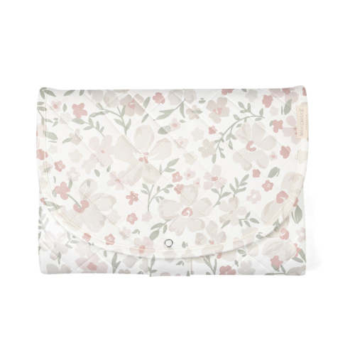 Organic Portable Changing Mat - Blossom