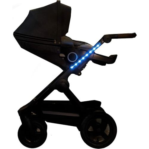 LED Walking Light for Baby Strollers - Long Lasting Safety Light - RED Version