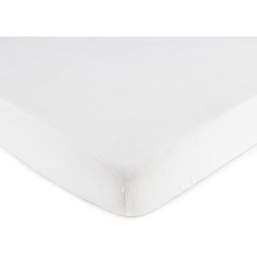 SheetWorld Fitted Baby Bassinet Sheet fits SnuzPod 4 Bedside Crib 16 x 30, 100% Cotton Jersey, Hypoallergenic, Butter Soft, Organic White, Made in USA