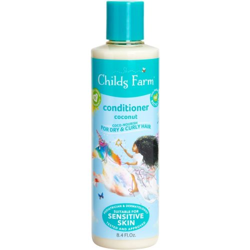 Childs Farm, Kids Conditioner for Curly, Dry Hair, Coco- Nourish Conditioner, Contains Wonderful Fragrance which Doesn’t Irritate Sensitive Skin, 8.4 Fl Oz