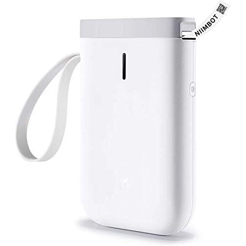 Label Maker Machine NiiMbot 2021 D11 Portable Wireless Connection Label Printer Tape Included Multiple Templates Available for Phone Tablet Easy to Use Office Home Organization USB Rechargeable White