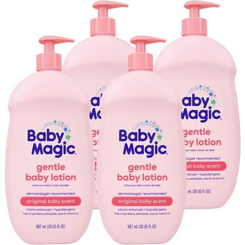 Baby Magic Gentle Baby Lotion, 30 Fl Oz (Pack of 4)