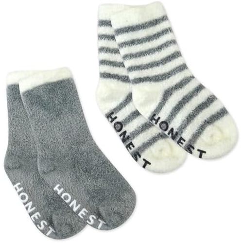 HonestBaby Multipack Cozy Socks Sustainably Made for Infant Baby, Toddler, Kids Boys', Girls', Unisex, Men and Women
