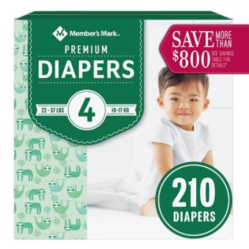 Member's Mark Premium Baby Diapers, Size: 4 - Sam's Club