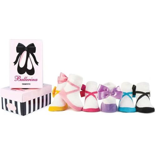 Trumpette Baby Boy/Girl Sock Set for Infant-Toddler, 6-pack, Unisex, 0-24 Months