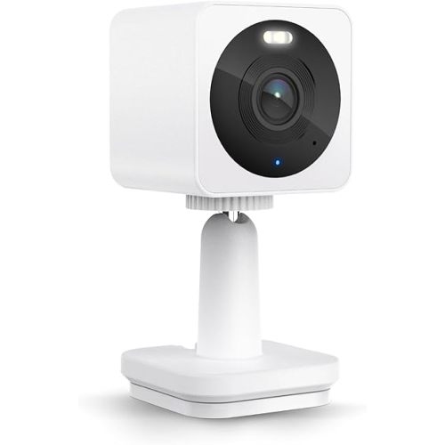 Wyze Cam OG Indoor/Outdoor 1080p Wi-Fi Smart Home Security Camera with Color Night Vision, Built-in Spotlight, Motion Detection, 2-Way Audio, Compatible with Alexa & Google, White, Free Expert Setup