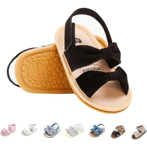 Baby Girls Sandals Summer Shoes Outdoor First Walker Toddler Girls Shoes for Summer