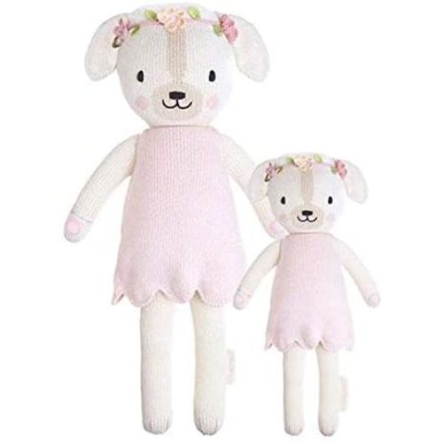 CUDDLE + KIND Charlotte The Dog Little 13" Hand-Knit Doll