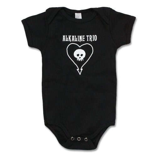 Heartskull Onesie Black