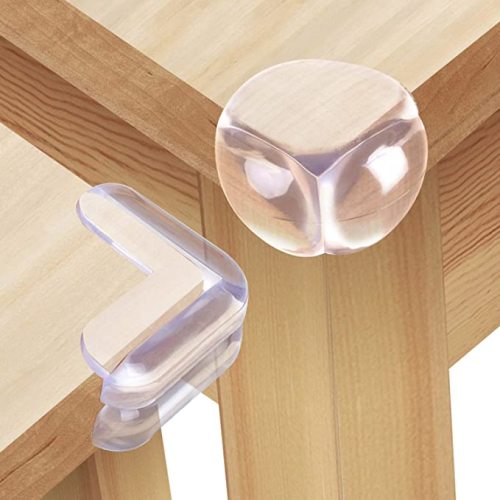 Corner Protector with Thickened Adhesive (16 Pack) Clear Baby Proofing Corner Guards Large Size & Soft Protect Children from Furniture & Sharp Corners Table Corner Protectors for Baby