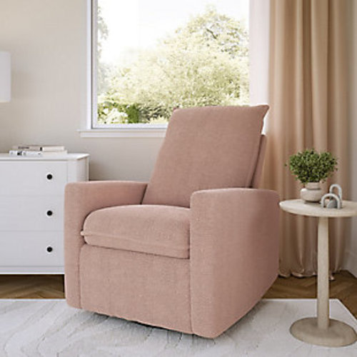 CorLiving Boucle Nursery Swivel Glider Recliner