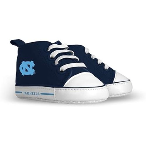 Baby Fanatic Toddler Pre-Walker Hightops NCAA UNC Tar Heels - Officially Licensed Baby Shoes