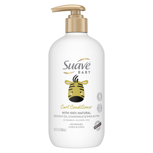Suave Baby Conditioner with Pump, Coconut Oil, Chamomile & Shea Butter, 100% Natural, 13.5 oz