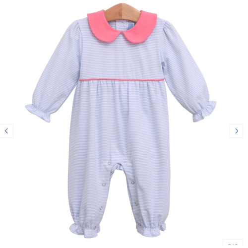 Katherine Stripe Knit Romper
