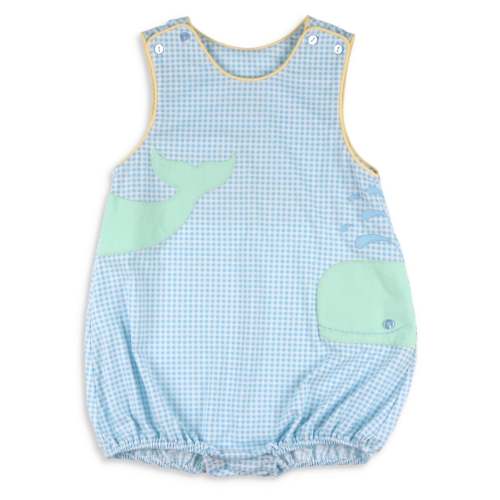 Boys Applique Bubble - Whale Watch - Shrimp and Grits Kids